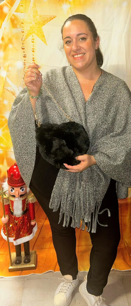 Cap poncho écharpe "Envolée°