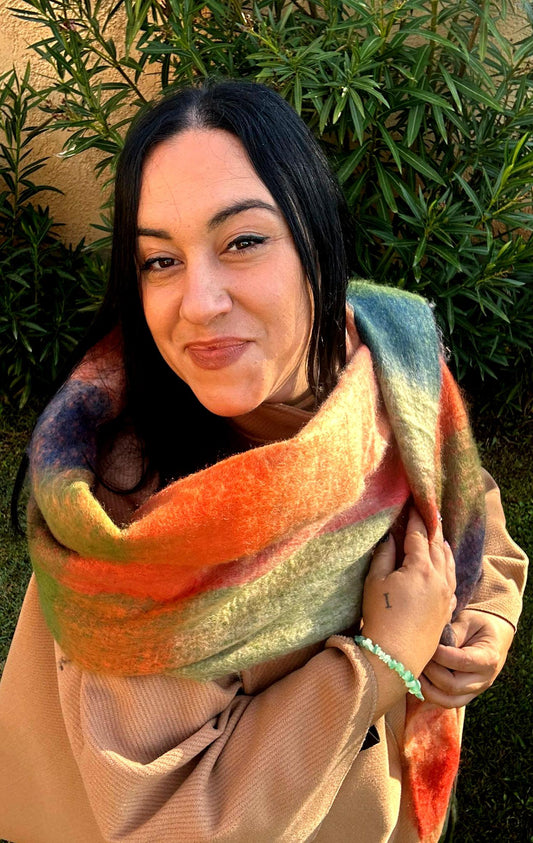 Echarpe " Nuance Boréale"