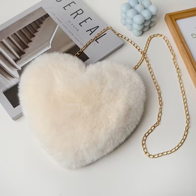 Sac bandoulière chaînette "Coeur"