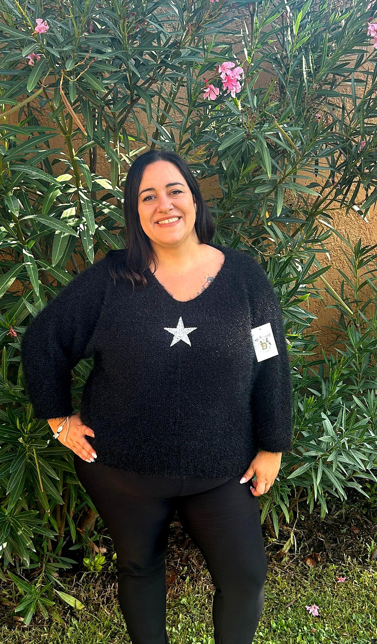 Pull scintillant "Star"