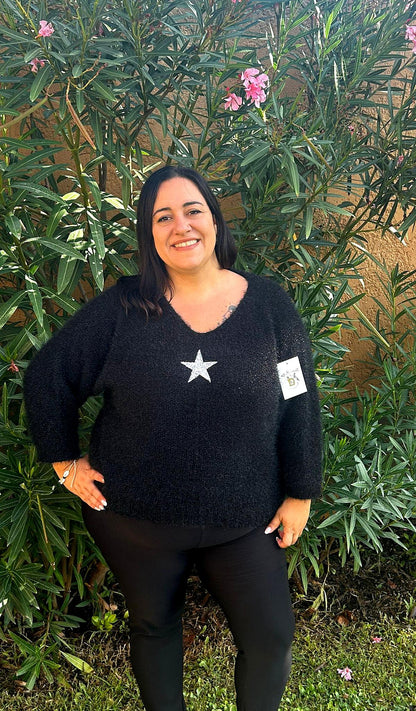 Pull scintillant "Star"