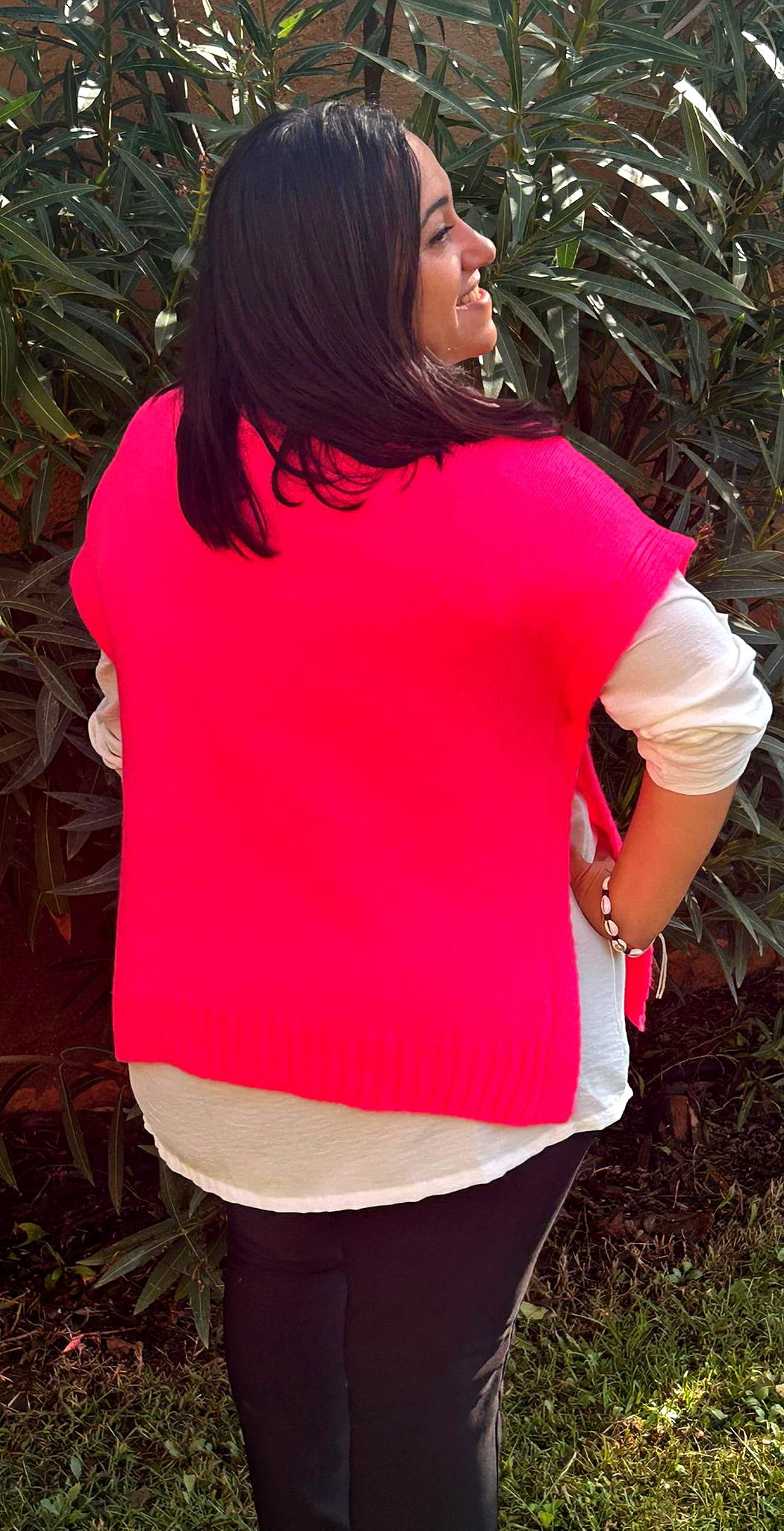 Pull sans manche cap " "