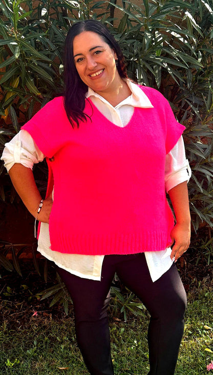 Pull sans manche cap " "