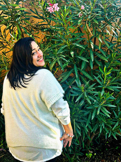 Pull sans manche "Douceur"