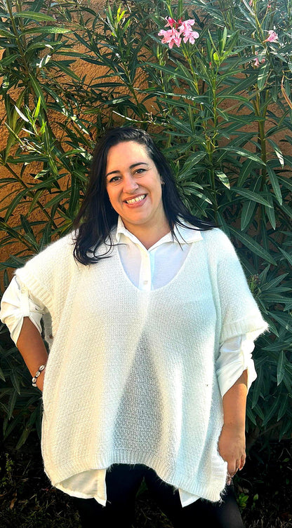 Pull sans manche "Douceur"