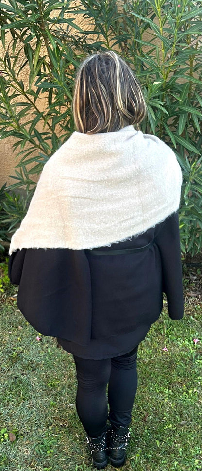 Echarpe fil doré paillette " Douceur"