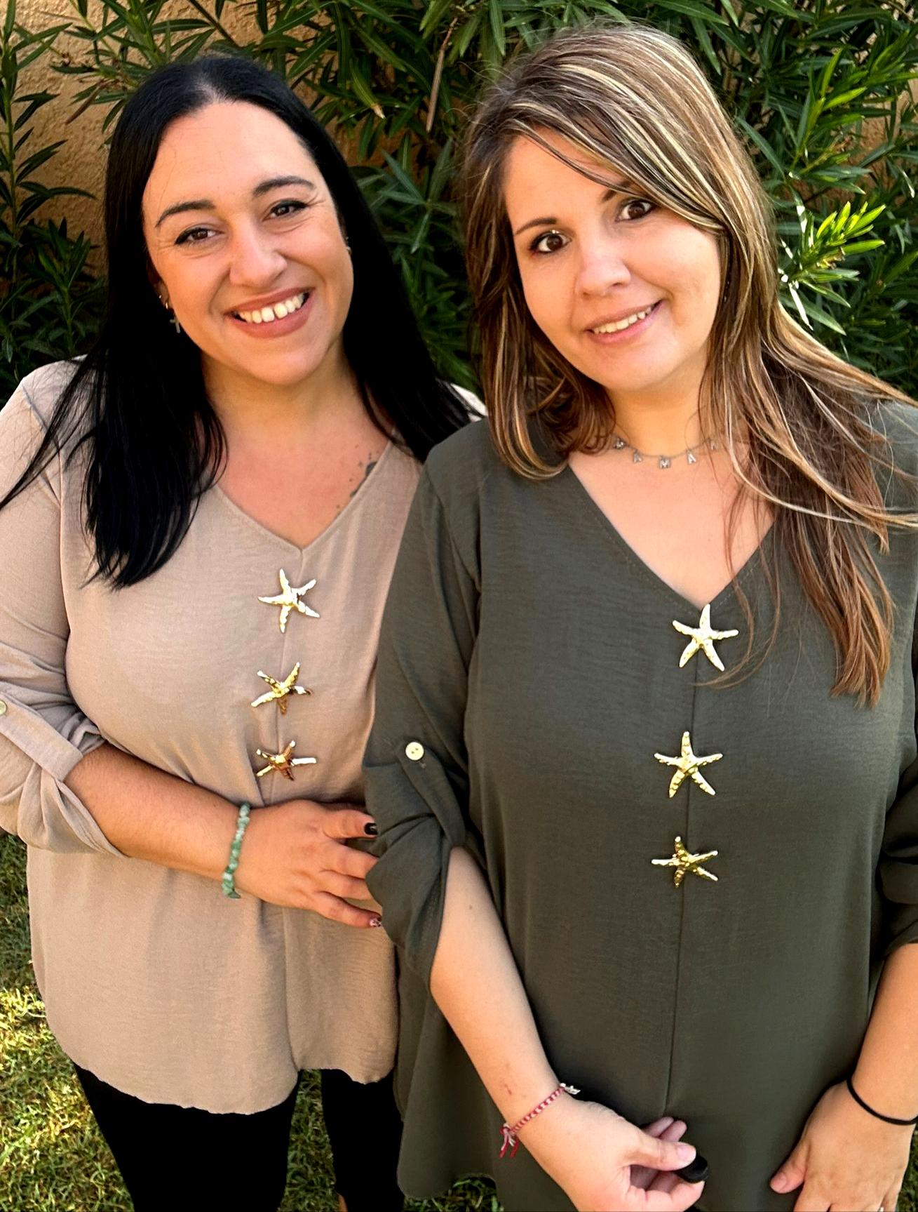 Tunique Chemisier manche retroussable " Vedette"