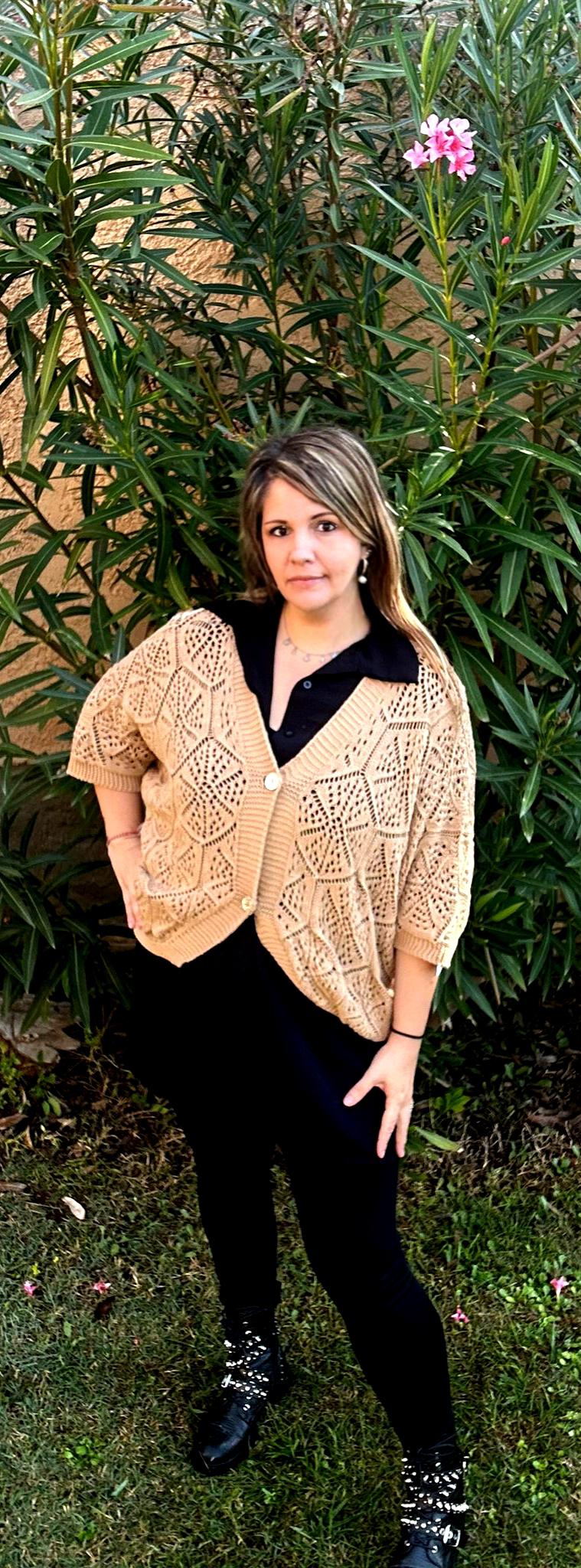 Gilet crocheté "Ambrasia"