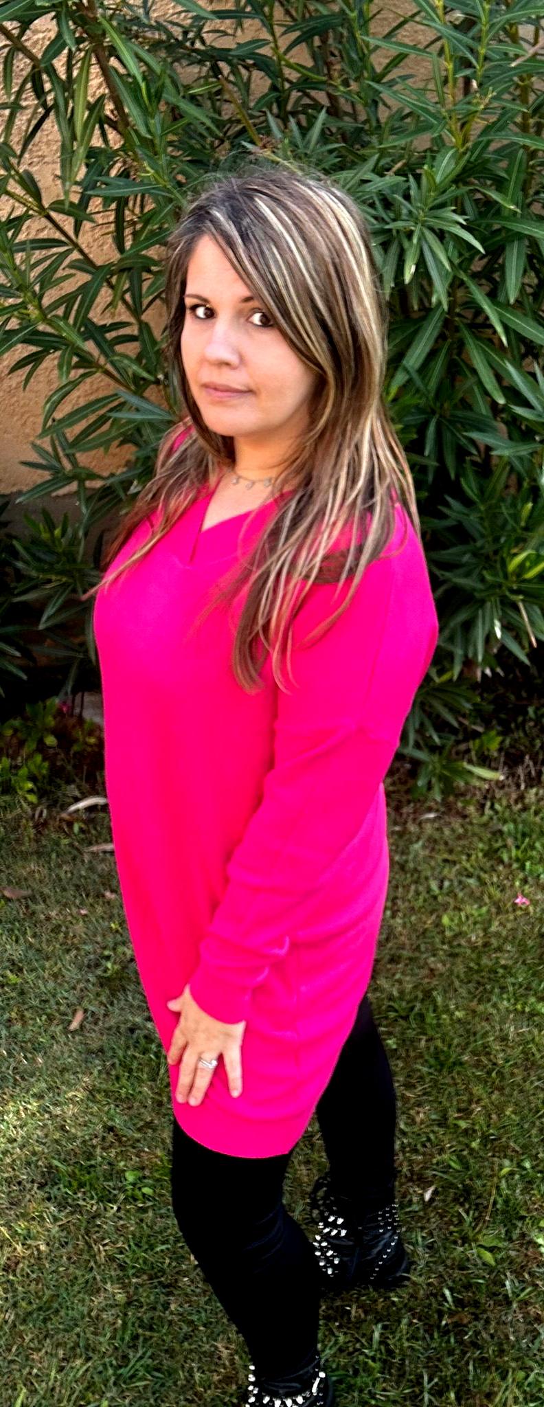 Robe hiver col en v "Lueur Hiver"