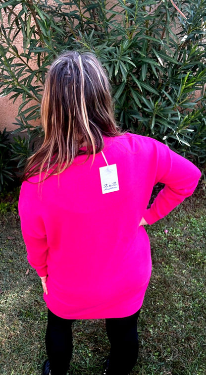 Robe hiver col en v "Lueur Hiver"