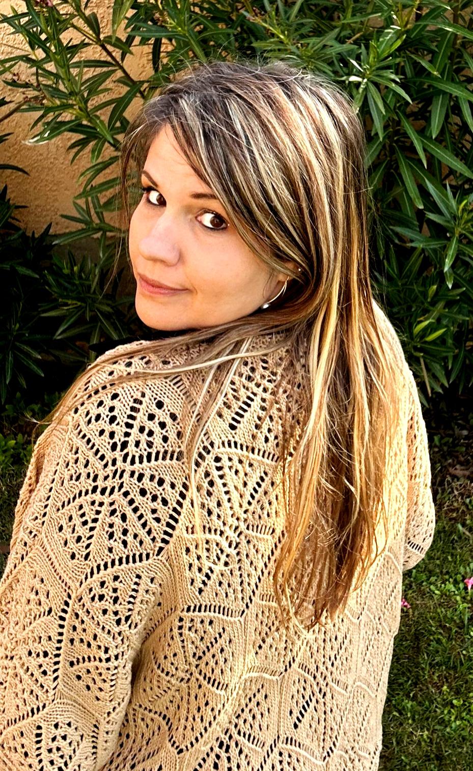 Gilet crocheté "Ambrasia"