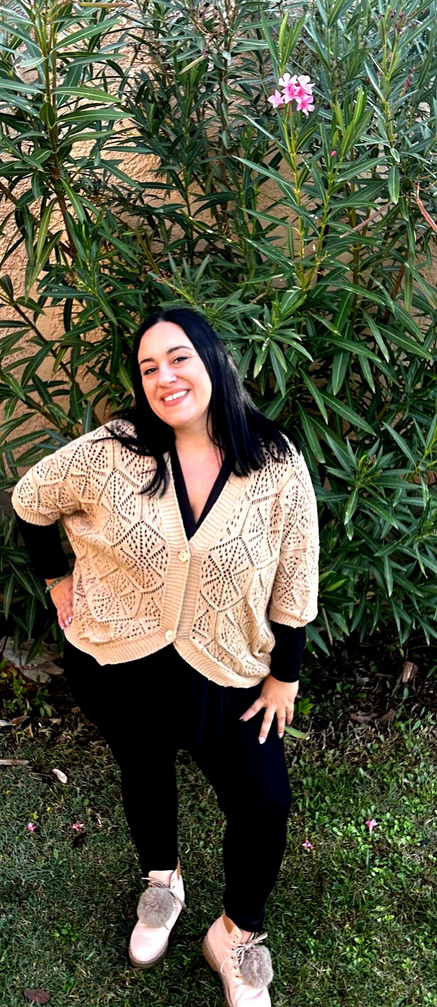 Gilet crocheté "Ambrasia"