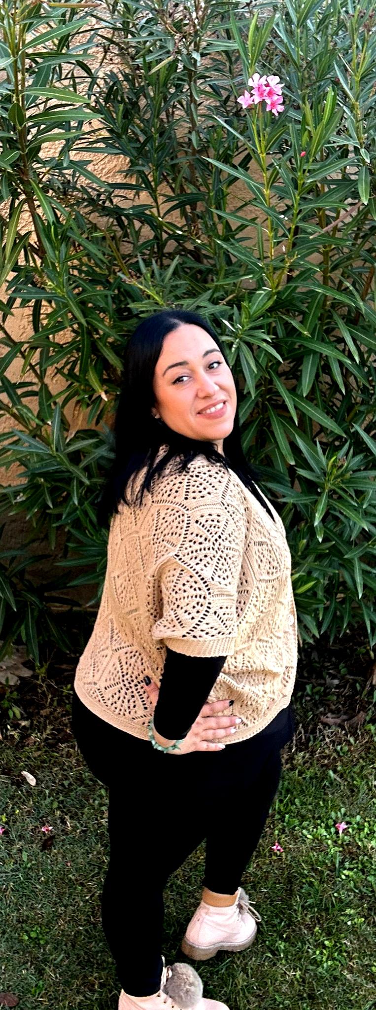 Gilet crocheté "Ambrasia"