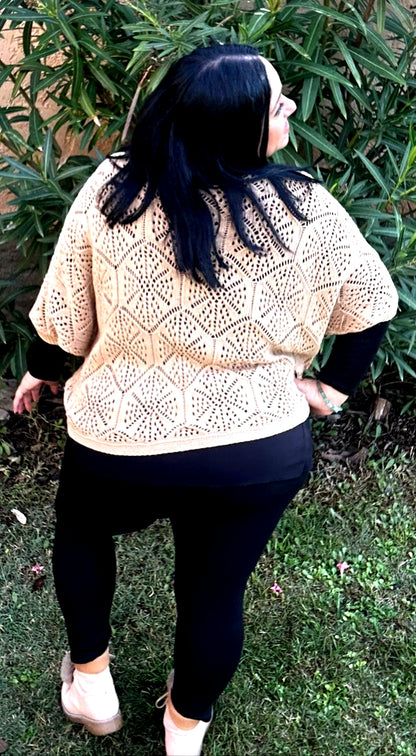 Gilet crocheté "Ambrasia"