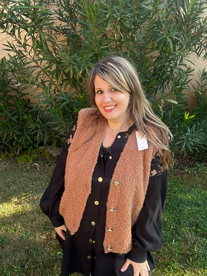 Veste cardigan chaude " Chaleureuse"