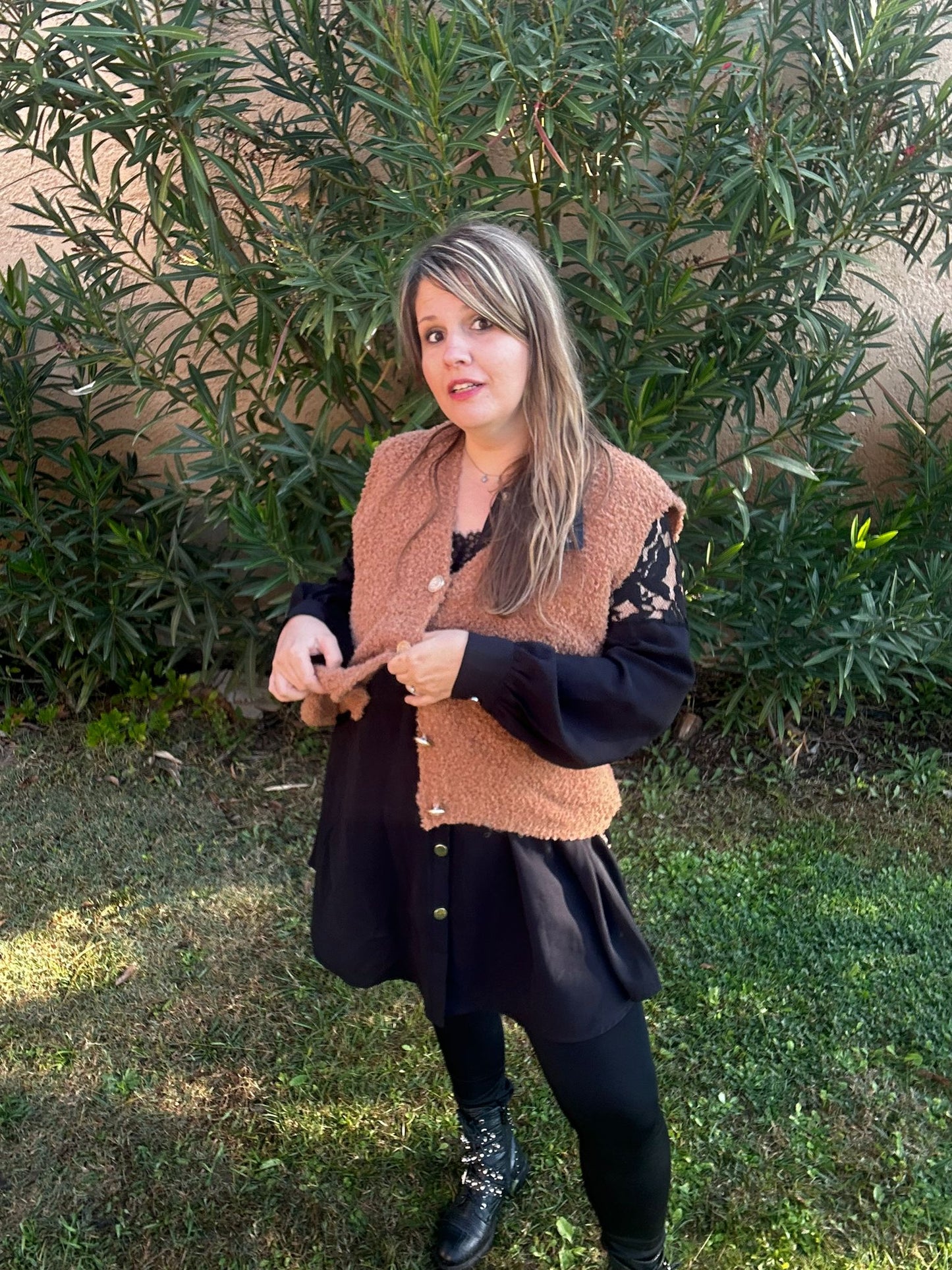 Veste cardigan chaude " Chaleureuse"