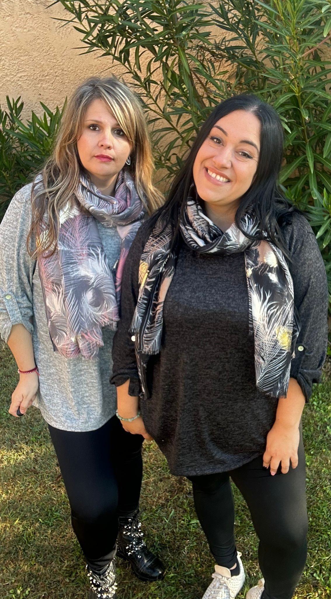 Pull Tunique Foulard "Hivernale"