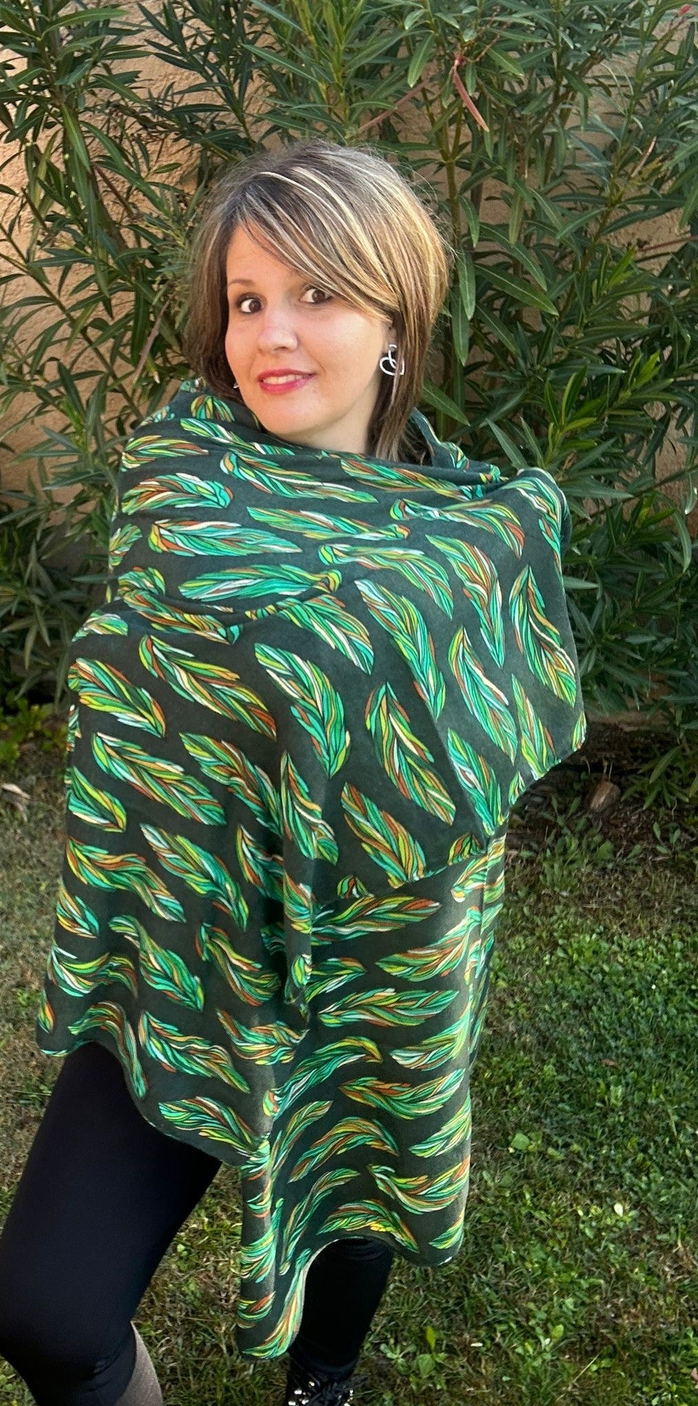 Pull Tunique Foulard "Hivernale"