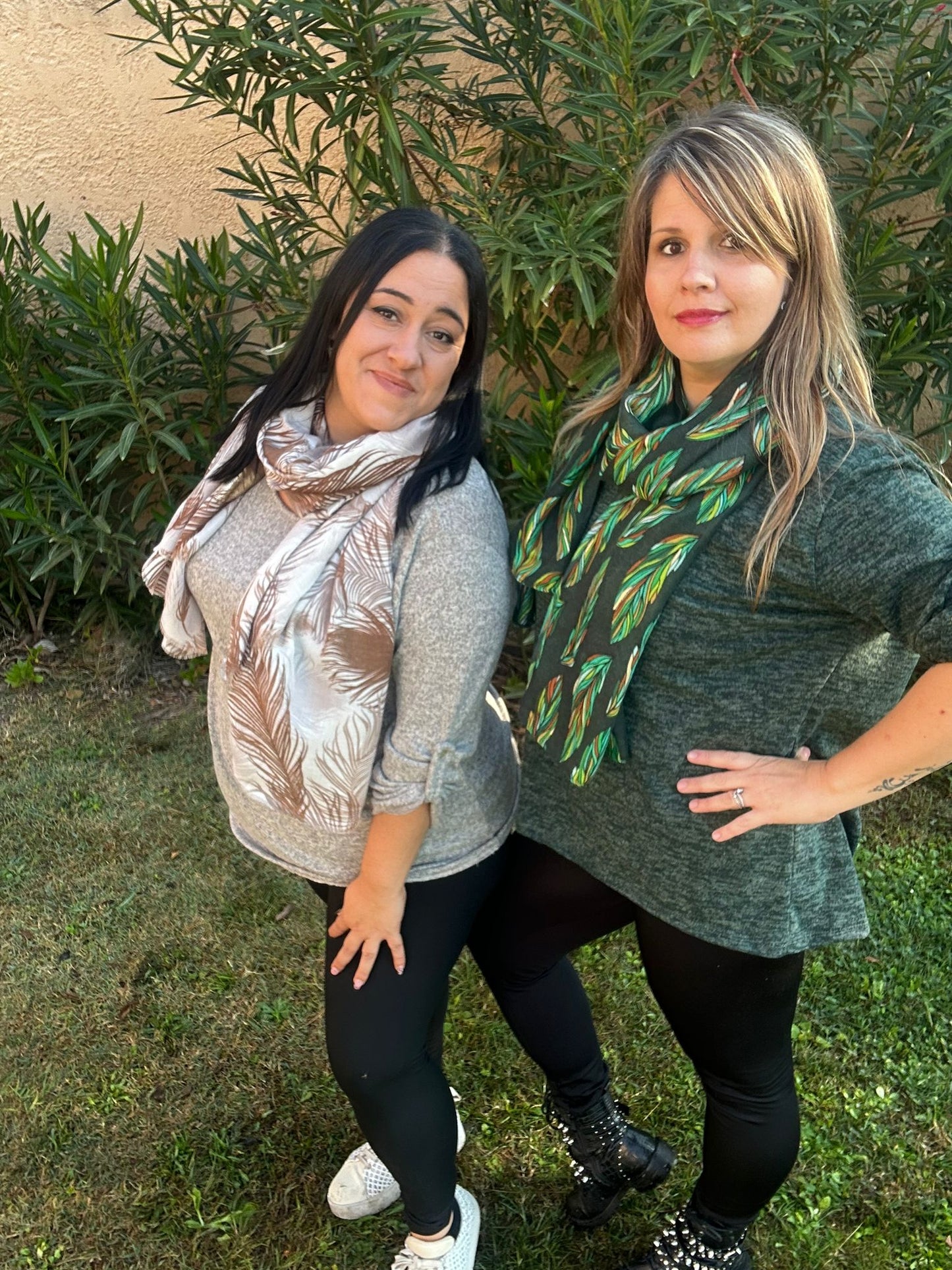 Pull Tunique Foulard "Hivernale"