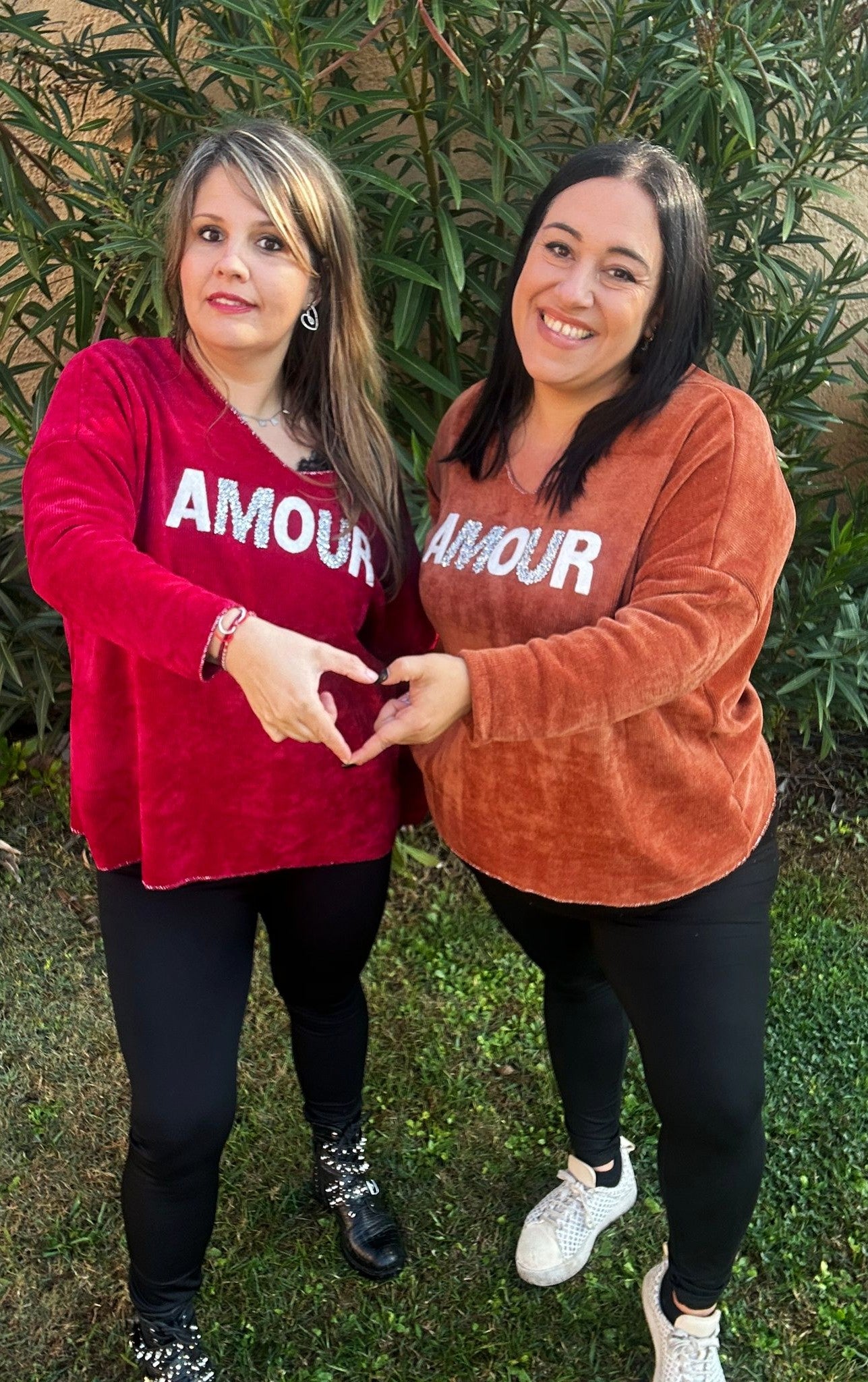 Pull sweat chenille "Amour"