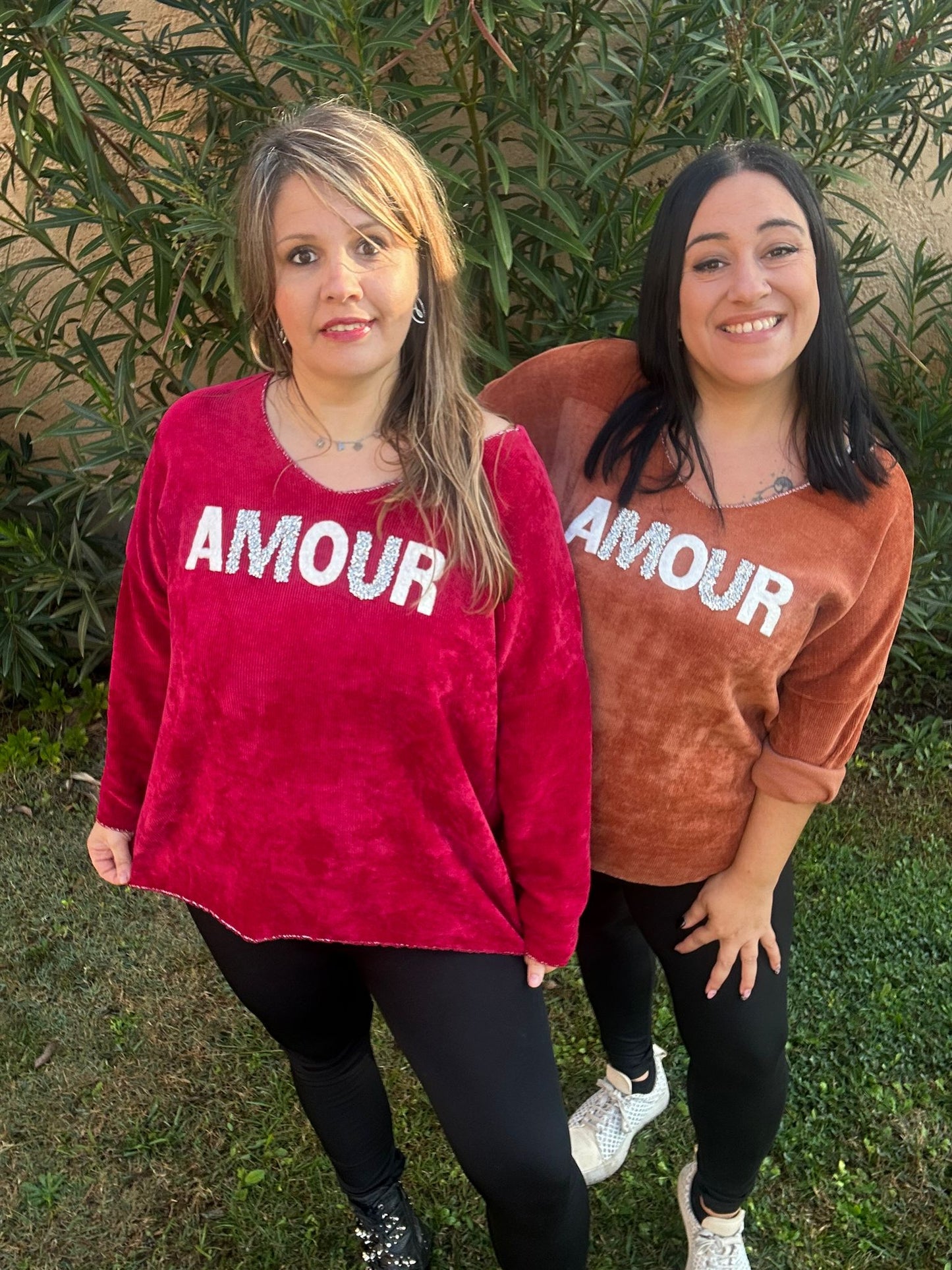 Pull sweat chenille "Amour"