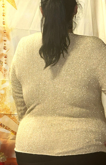 Pull doux Paillettes " Edition Fêtes Scintillant"