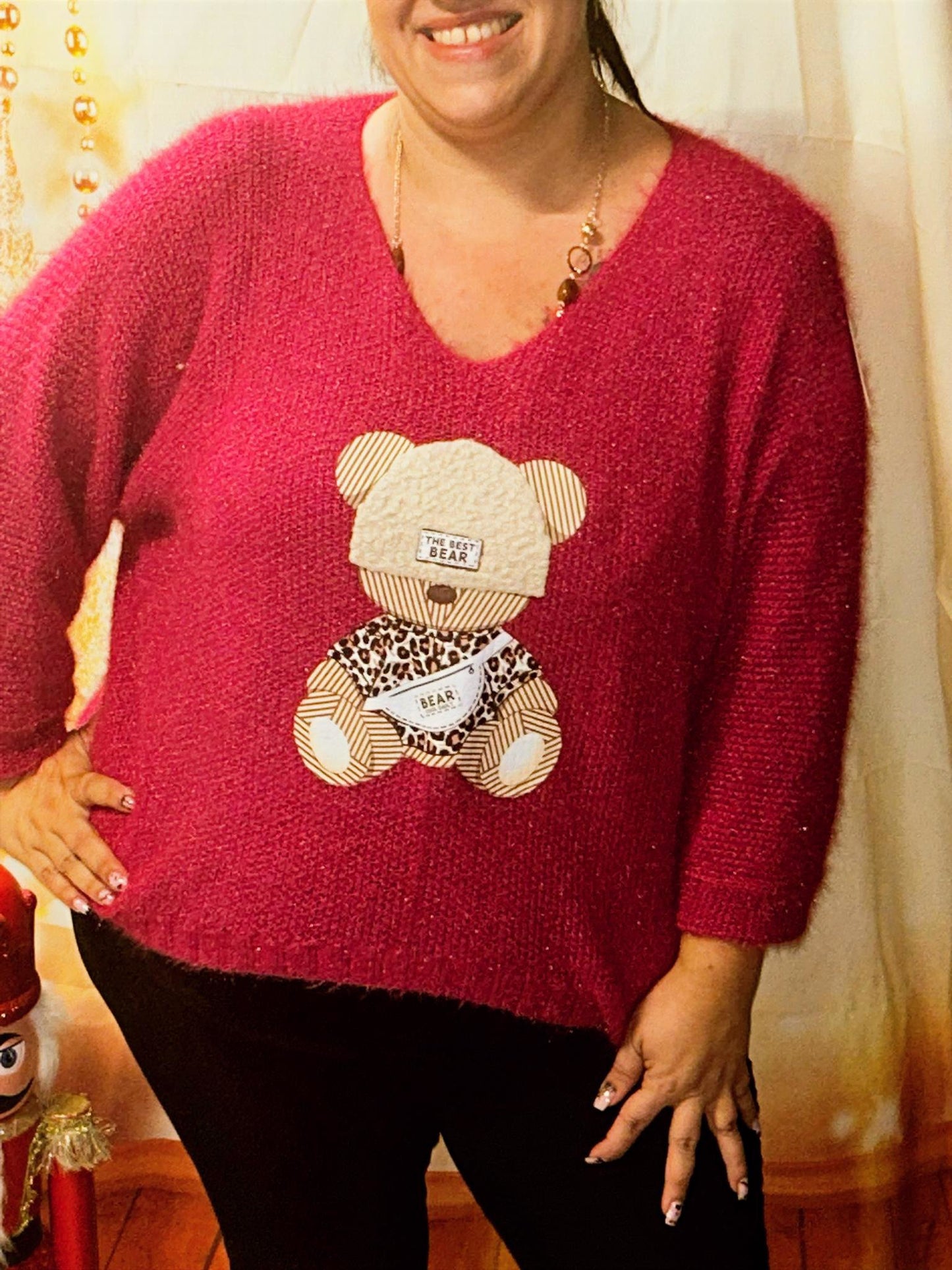 Pull motif ourson "Teddy Bear"