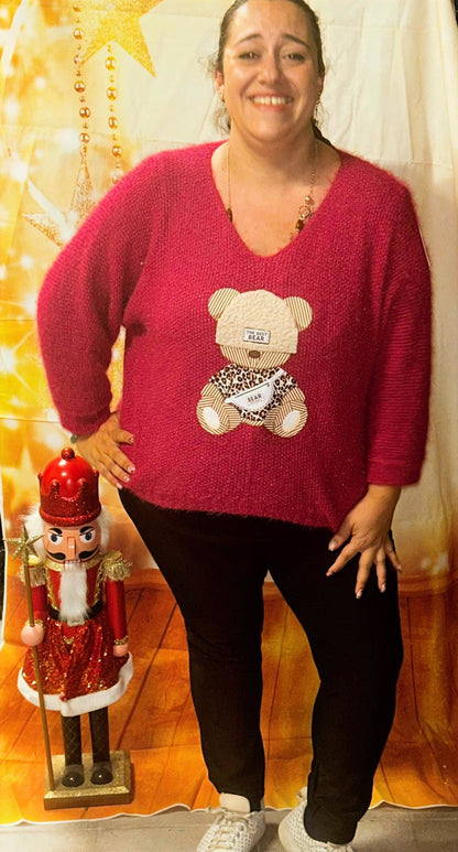 Pull motif ourson "Teddy Bear"