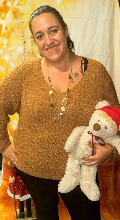 Pull moumoute " Tendresse"