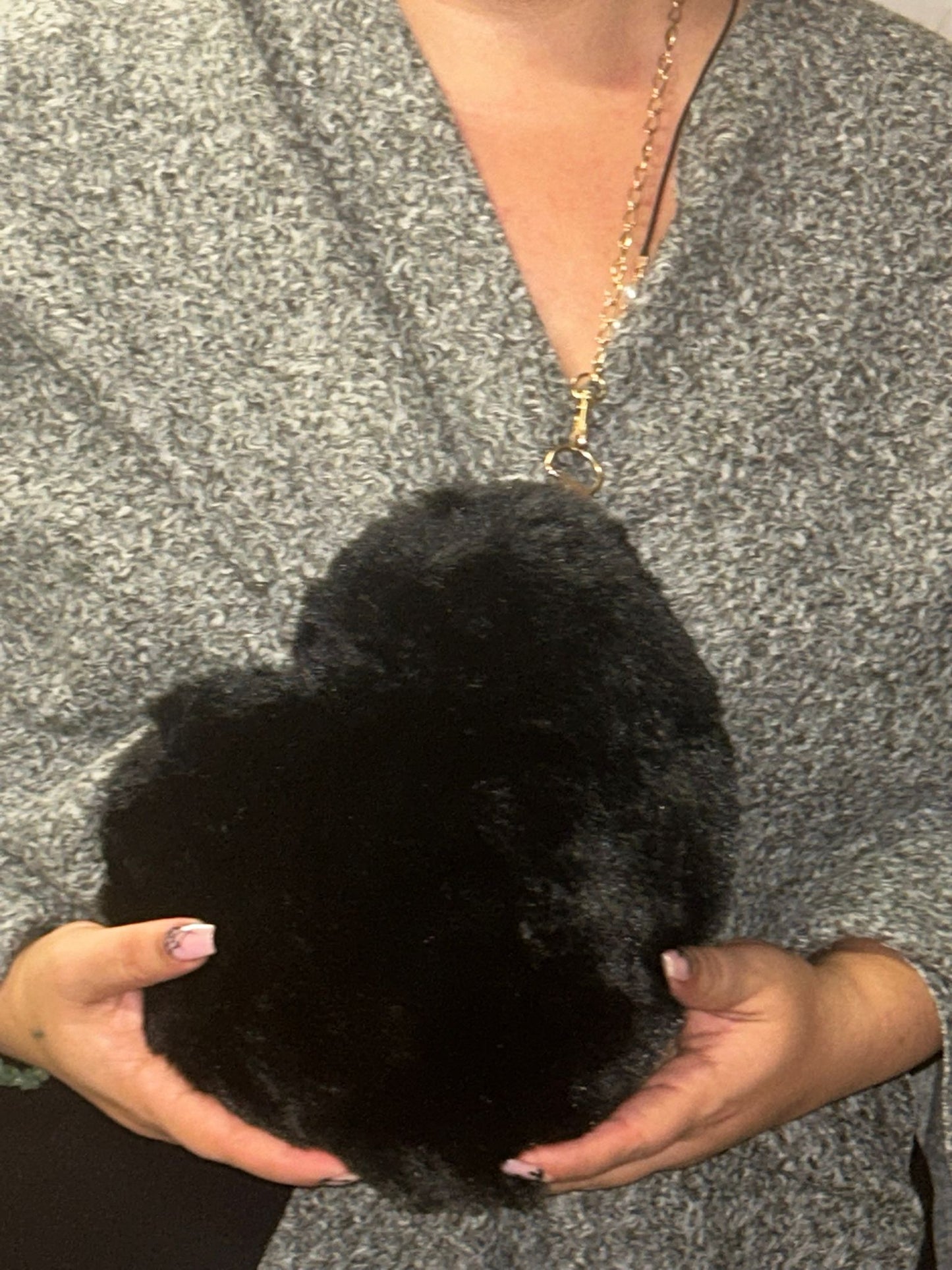 Sac bandoulière chaînette "Coeur"