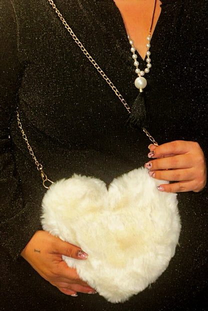 Sac bandoulière chaînette "Coeur"