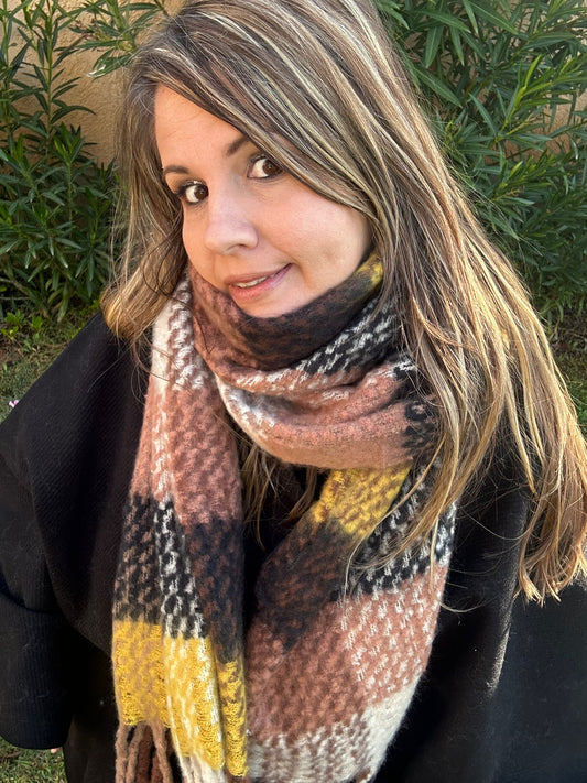 Echarpe " Echos d'hiver"