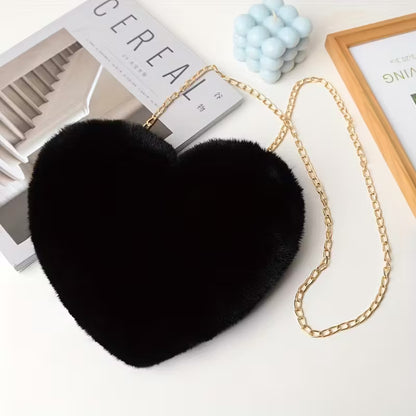 Sac bandoulière chaînette "Coeur"